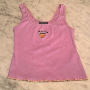 Topshop Peachy Tank Top in size US 4